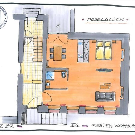 Moselloft Zeltingen-Rachtig Leilighet Eksteriør bilde